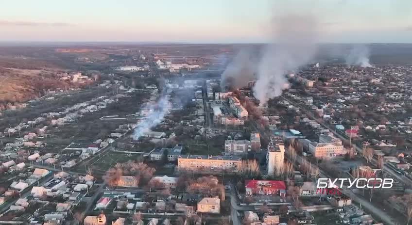 ❗️ A bird's eye view of the battles for Bakhmut