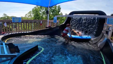 Aquazoid AMPED [UPGRADED WATER SLIDE] Water Country USA