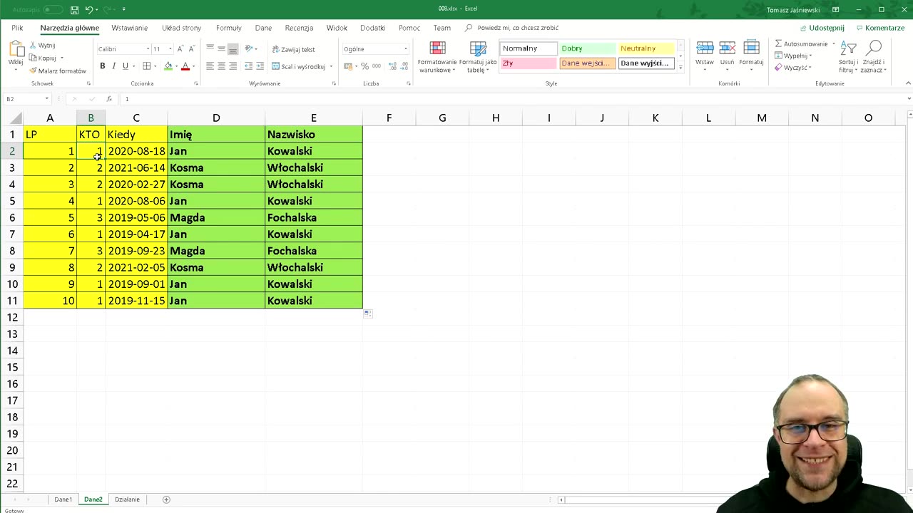 Lekcja 8. Wyszukajmy pionowo. Kurs z Excel'a.