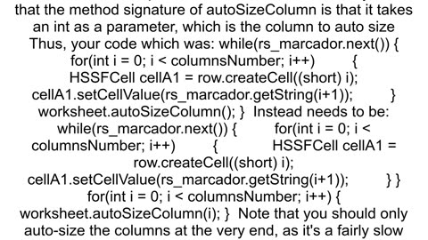 autoSizeColumn doesn39t work with my HSSFSheet POI