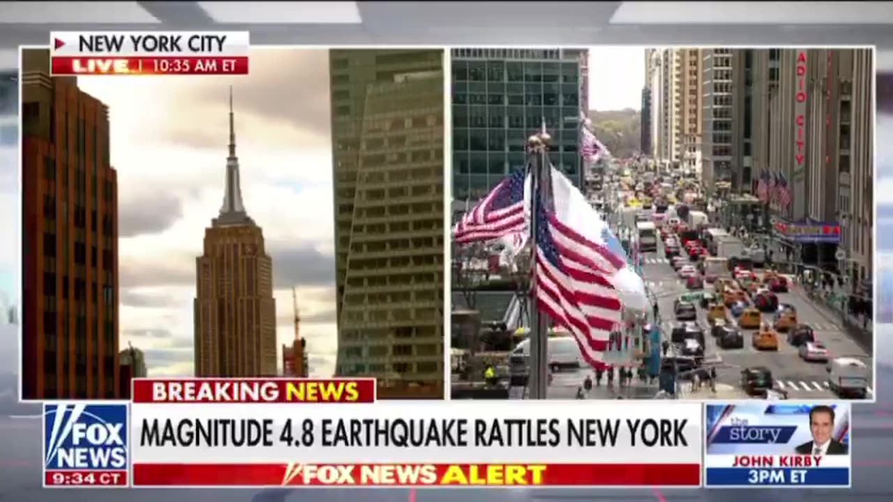 Fox News: Magnitude 4.8 earthquake rattles New York