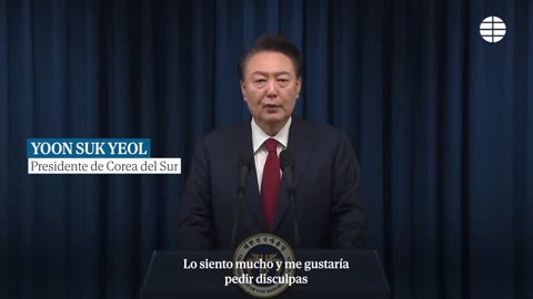 El presidente de Corea del Sur pide perdón por declarar la ley marcial