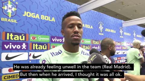 Militao: "Benzema was already feeling unwell in Real Madrid