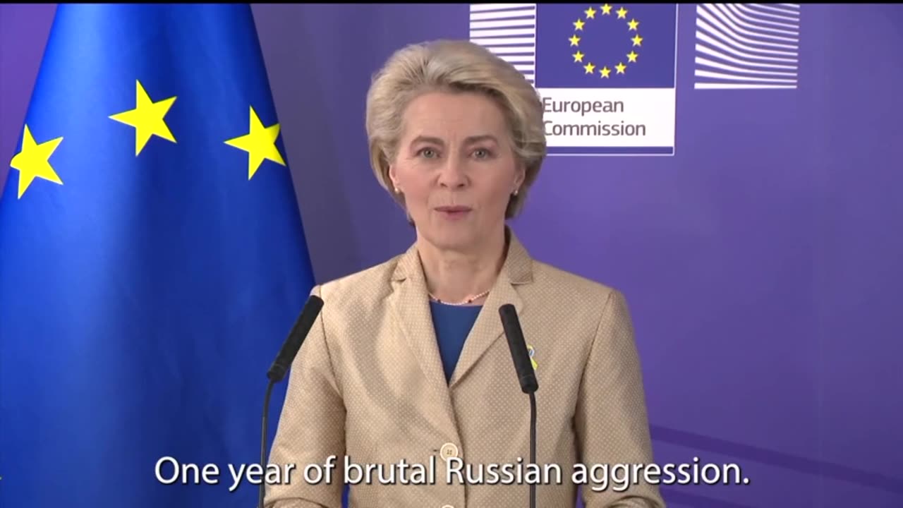 EU leaders mark first anniversary of Ukraine-Russia war