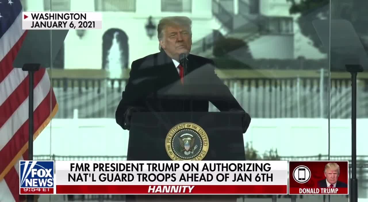 Trump: I Authorized National Guard on Jan. 6 - Pelosi Turned It Down