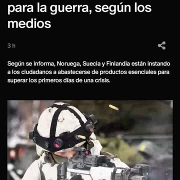 Los países de la #OTAN preparan a sus poblaciones para la guerra, según los medios