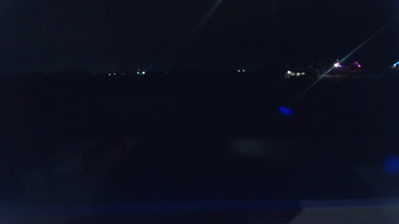 The pond at night