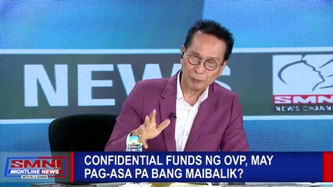 Confidential funds ng OVP, may pag-asa pa bang maibalik?