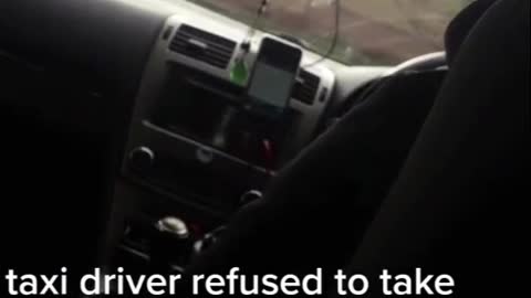 RACIST TAXI DRIVER UK BRADFORD REFUSES RIDE