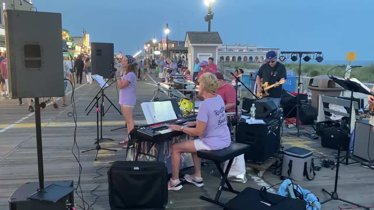 Boardwalk entertainment 8-4-2022 'CAN'T TAKE MY EYES OFF OF YOU' OCNJ