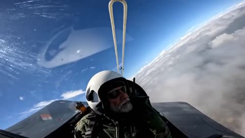 Prime Minister Narendra Modi in Tejas aircraft in Bengaluru, Karnataka