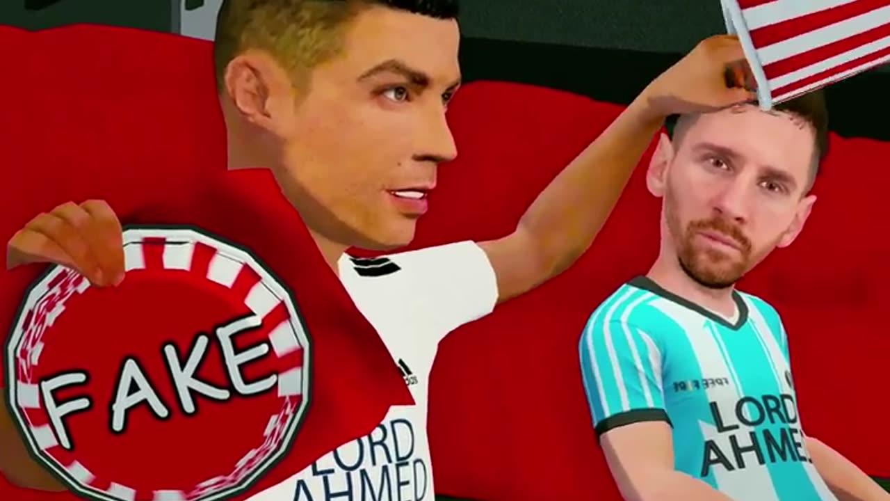 POPCORN MAGIC 😱🍿 Ronaldo Messi ANIMATION