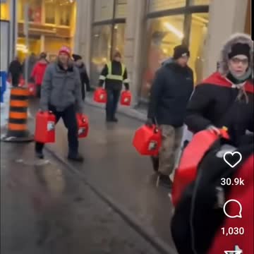 First Night of the Freedom Convoy Fuel Ban