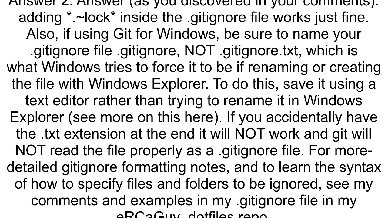 How can I tell git to ignore LibreOffice lock files