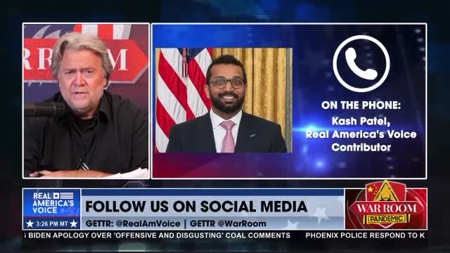 Kash Patel Waiting for President Trump