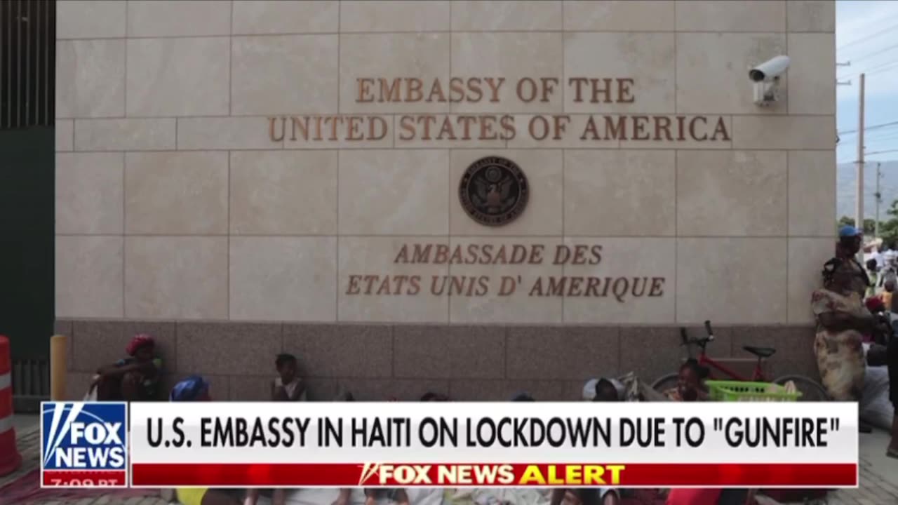 U.S. Embassy in Haiti on Lockdown.