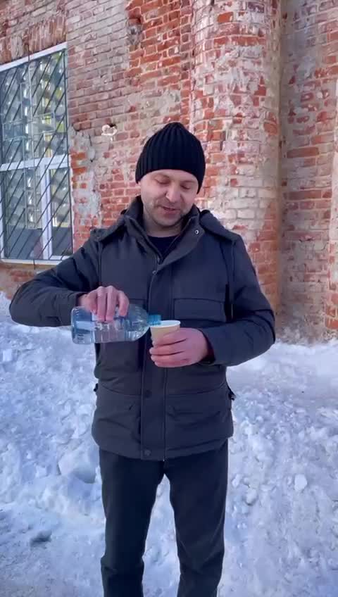 The main object of Epiphany holidays is miraculous water