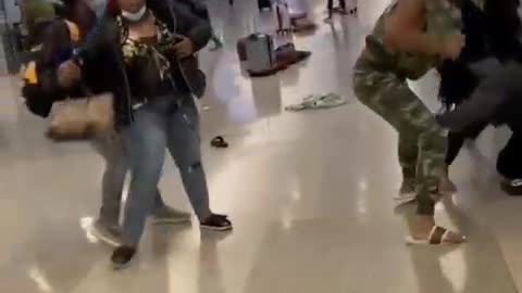 Just another family reunion at the airport