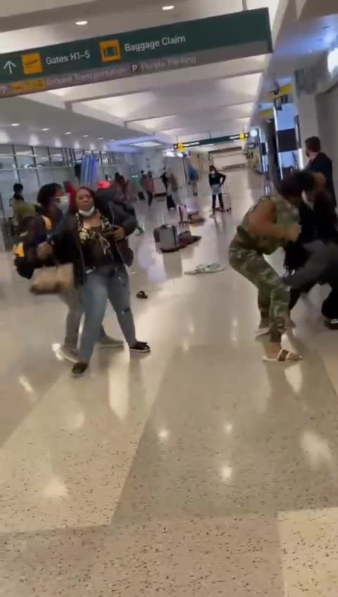 Just another family reunion at the airport