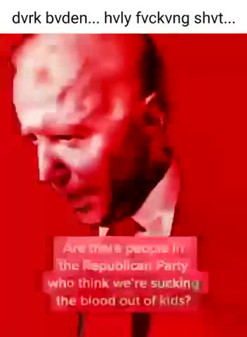 joe biden talking about drinking the blood of children