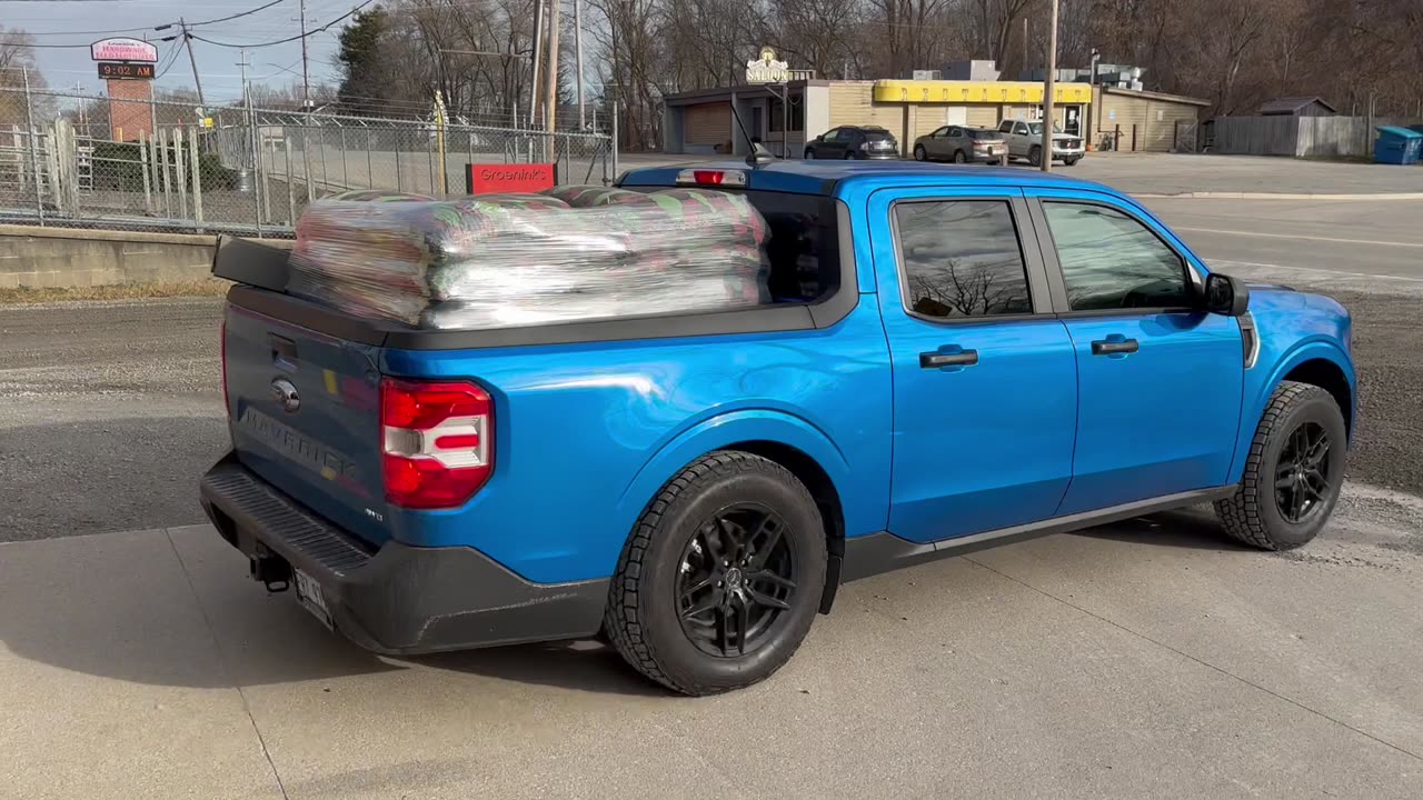 Ford maverick hauls 1800lbs