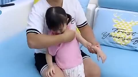 This is father baby funny cute video