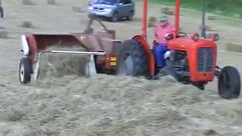 Vintage Hay making in Northern Ireland