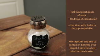 How to Make Homemade Shake and Vac Carpet Freshener