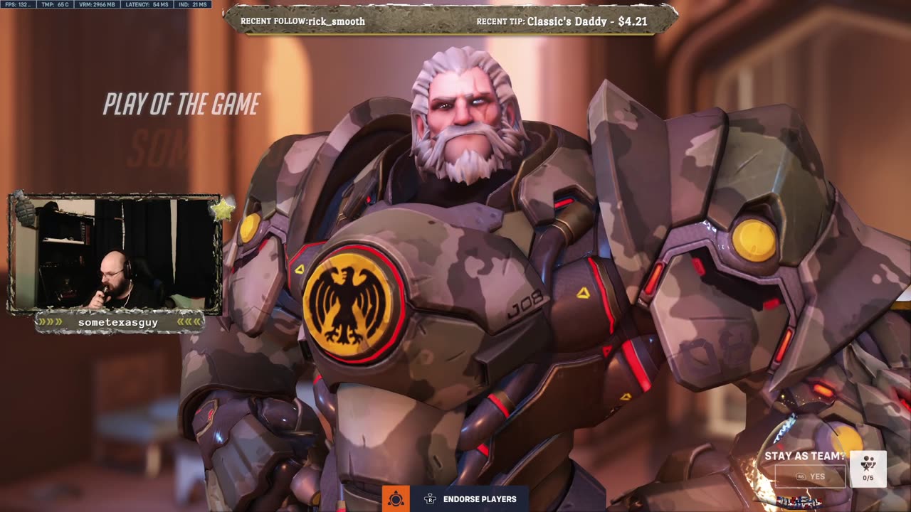 Overwatch 2 Rein PoG