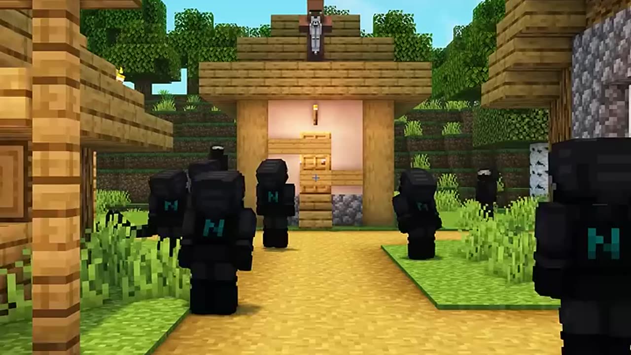 Minecraft Hostage Situation #shorts#rumbleminevcraft#games#videogames