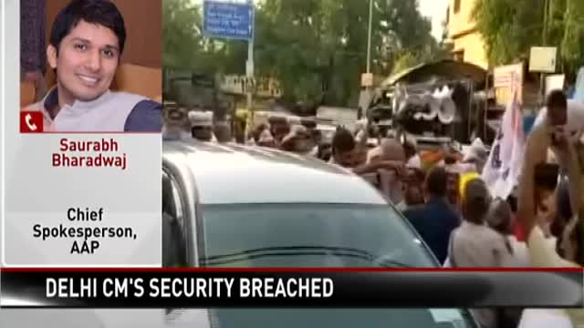 Chief Minister Arvind Kejriwal Slapped During Roadshow In Delhi