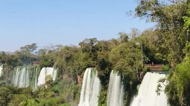 Beautiful waterfall scene