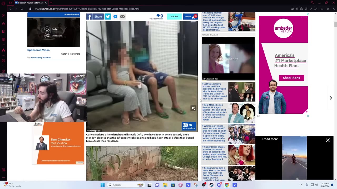 Mysterious Youtuber Death