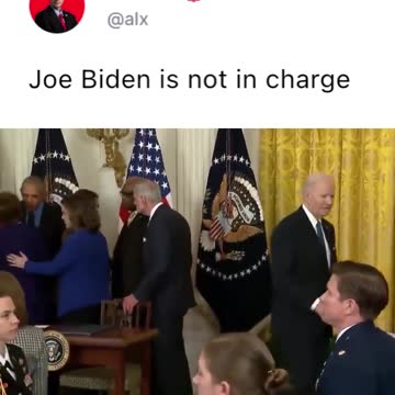 Who is in charge? Not Joe Biden