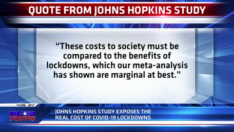 New Johns Hopkins Study Proves The So-Called Experts Got It All Wrong, Undermined Democracy