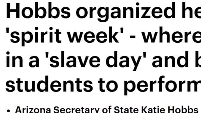 The 'slave day' scandal is just the tip of the iceberg of Katie Hobbs' 'racist' past