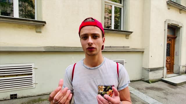 Kurz-Interview mit Nicklas in Frauenfeld auf der Volksversammlung in Frauenfeld am 17.07.21