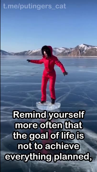 Surfing the Russian way on the surface of Lake Baikal in -40C.