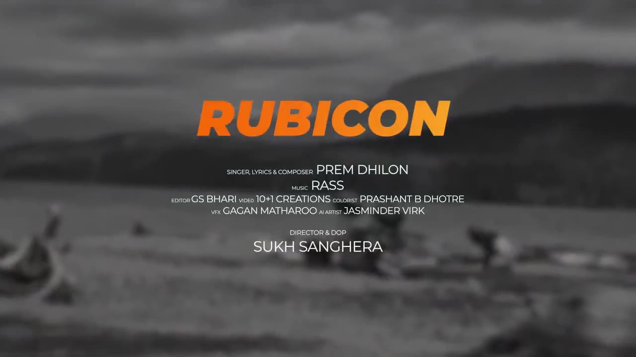 RUBICON (Official Video) Prem Dhillon l Rass l Sukh Sanghera | Latest Punjabi Songs 2023