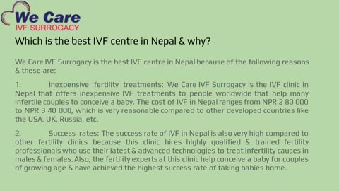 Best IVF Clinic In Nepal with high success rate ?