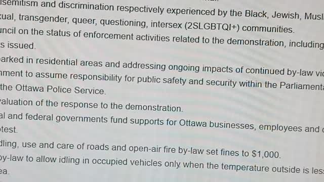 City of Ottawa says Freedom convoy discriminates against lesbians. I say that's a lie