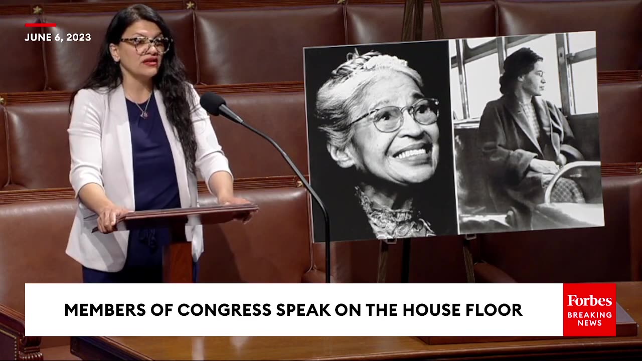 Rashida Tlaib Honors Rosa Parks- 'I'm So Proud To Recognize The Mother Of The Civil Rights Movement'