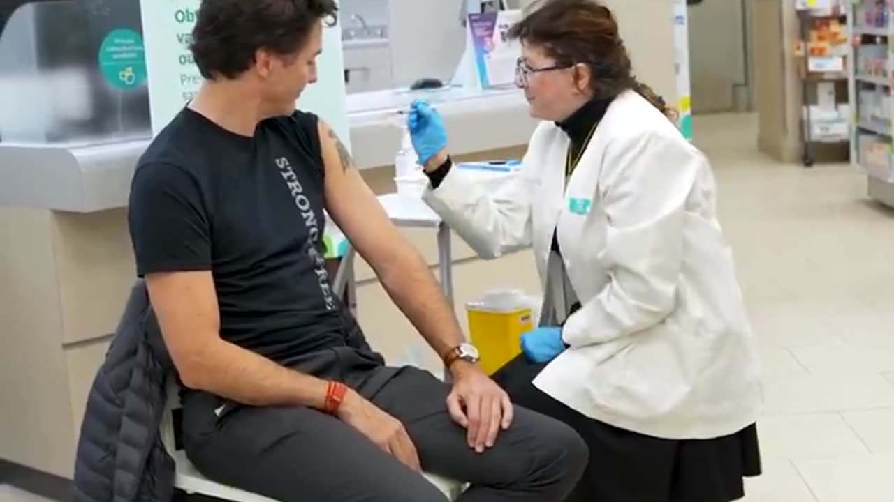 Trudeau Urges Flu Shots & COVID Boosters, But No Jab Footage?