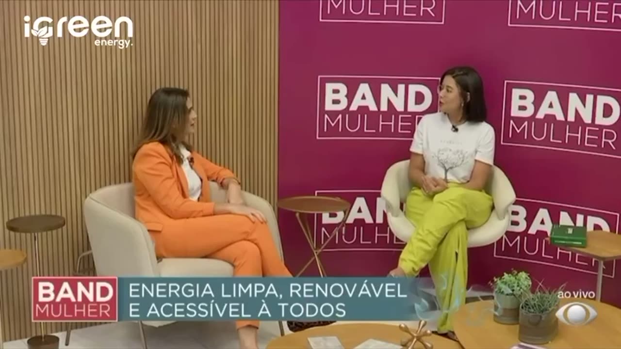 Entrevista BAND com Amanda Durante CEO iGreen Energy | Energia Limpa