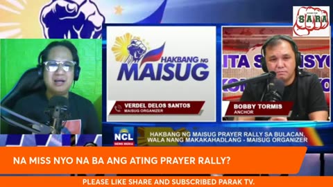 MAISUG PRAYER RALLY BULACAN READY NA!VP INDAY SARA NAGUNGUNA PA RIN!