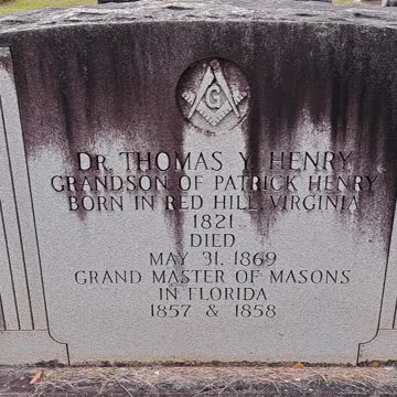 Patrick Henry's Grandsons gravesite in Quincy, Fl 3/17/24