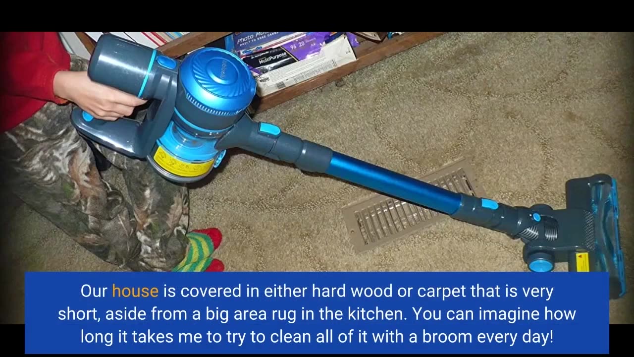 Lubluelu Cordless #Vacuumcleaner 6 in 1 Lightweight Stick-Overview