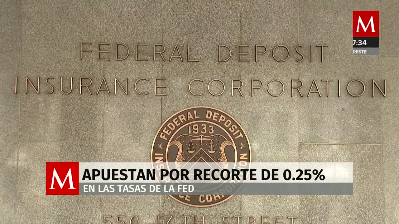 Analistas anticipan recorte de 0.25% en las tasas de interés de la Fed