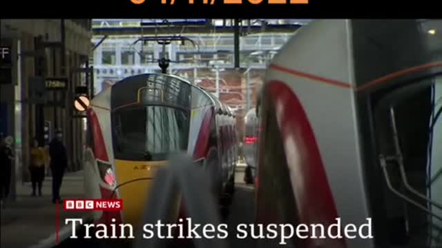 Planned Train strikes suspended!