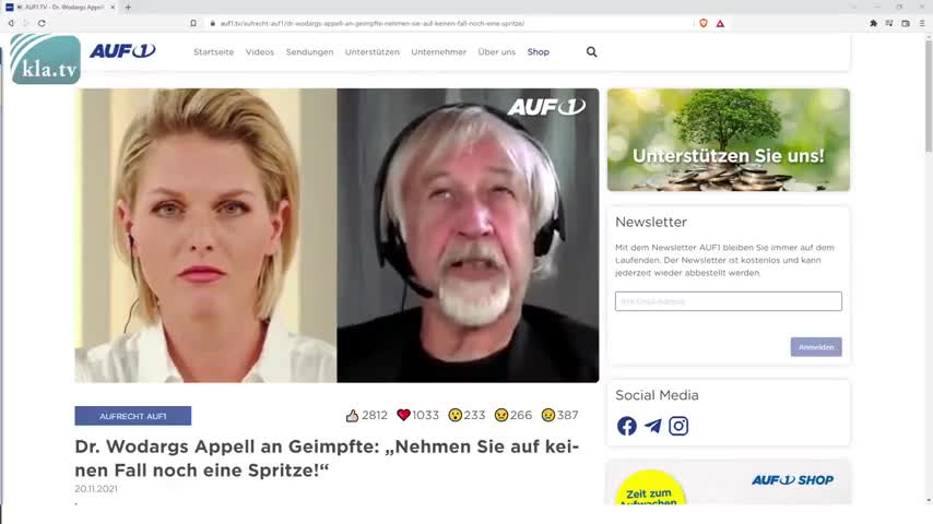 TOTIMPFSTOFFE – NEUE HOFFNUNGSTRÄGER FÜR IMPFSKEPTIKER? WOLFGANG WODARG&CLEMENS ARVAY, 8.2.2022